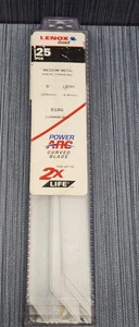 Lot of 25 x Lenox 21084B818GR 18 TPI Gold Power Arc Curved Metal Reciprocating - Picture 1 of 2