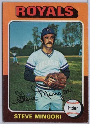 1975 Topps #544 Steve Mingori in EX Condition Royals - Image 1 of 2