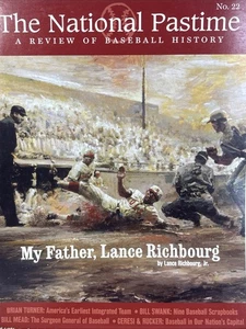 The National Pastime, Number 22: A Review of Baseball History By Lance Richbourg - Foto 1 di 2