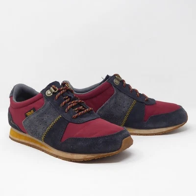 Zapatillas informales Teva para mujer Highside '84 rojo azul gamuza talla 7 con cordones 1125670 Foto 1 de 4