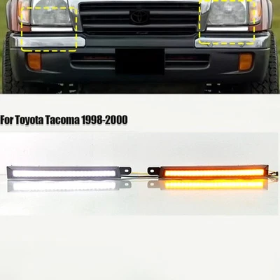 LED antiniebla dinámica de funcionamiento diurno con luces de giro para Toyota Tacoma 1998-2000 Foto 1 de 4