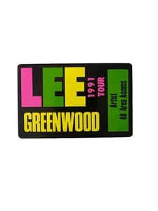 Lee Greenwood 1991 Tour - Backstage Pass - Bild 1 von 3