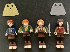 LEGO Frodo Sam Merry Pippin - OG Hobbit Minifigures NEW - LOTR Lord Of The Rings - Picture 1 of 1
