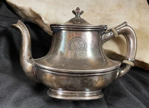 DENVER & RIO GRANDE WESTERN RAILROAD dining car silver coffee pot Curecanti 1910 - Picture 1 of 5