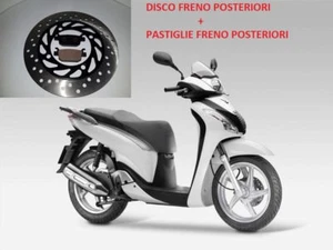 DISCO FRENO POSTERIORE E PASTIGLIE HONDA SH 125 150 2009 2010 2011 2012 40002 - Photo 1/1