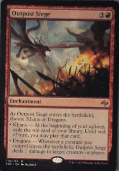 Outpost Siege - Fate Reforged: #110, Magic: The Gathering Nm R235 - Image 1 of 1