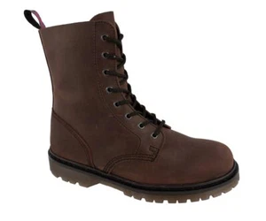 Nevermind 8 Eye Crazy Horse Brown - Picture 1 of 20
