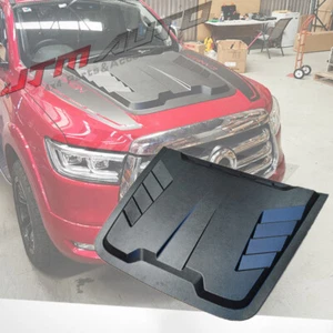 Matt Black Bonnet Scoop Hood Raptor Style to suit GWM Cannon 2020+ - Picture 1 of 8