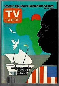 JAN 1977 TV GUIDE  ROOTS: The Story Behind the Search     No Mailing Label - Picture 1 of 1
