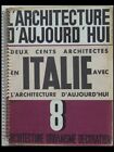 Larchitecture Daujourdhui 8 1933 Italie Franzi Lingeri Vacarro Hennequet