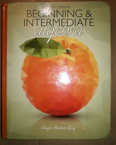 Beginning and Intermediate Algebra by Elayn Martin-Gay 6th Edition (Hardcover) - Bild 1 von 4