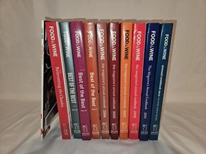 Lot Food and Wine Cookbooks Best of the Best Chefs Hardcovers Recipes Lot Of 10 - Picture 1 of 15