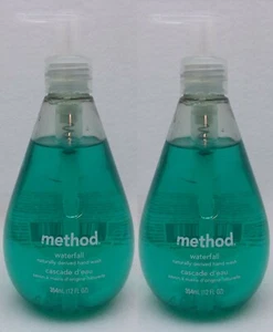 2 Method WATERFALL Naturally Derived Hand Soap Wash 12 oz - Picture 1 of 1