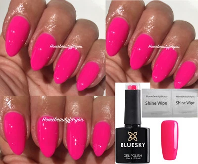 BLUESKY GEL NAIL POLISH PINK ORCHID UV LED SOAK OFF A75 SPRING SUMMER COLOR