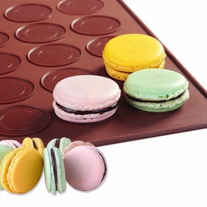 Macaron Matte Backmatte Silikon Backform für Macarons Keks Pralinen Doppelkeks - Bild 1 von 12