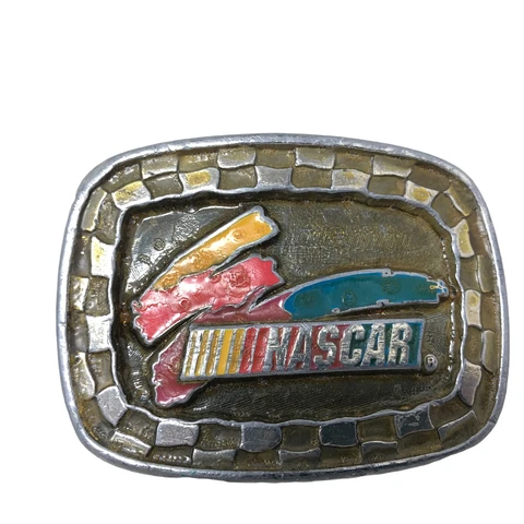 VTG Nascar Limited Edition 1/500 PMI Belt Buckle USA Made N-8007 Racing Car Cover
