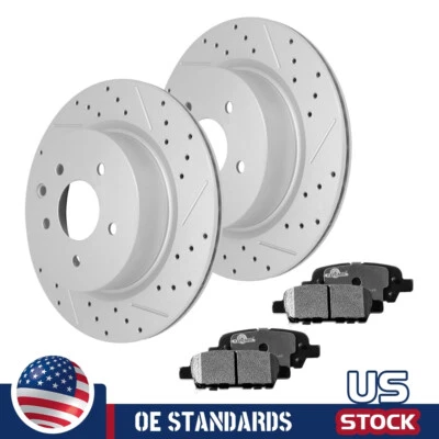 Pastillas de freno de cerámica rotores de disco trasero para Nissan 350Z 370Z Infiniti G35 G37 M35 Foto 1 de 4