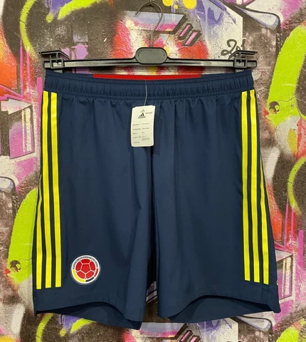 Colombia 2018 2019 Home World Cup Football Team Soccer Shorts Adidas Mens size M Cover
