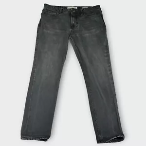 Mango Men's Grey Straight Fit Jeans Stretch Denim Mid Rise Casual Size W32 L27 - Picture 1 of 15