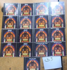 Hit Parade CD Collection Lot - Timeless Hits from the 1940s to 1950s Assorted 3 - Picture 1 of 6