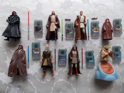 Star Wars Episode 1 Darth Maul, Yoda, Qui-Gon Jinn, Mace Windu, Kenobi Loose Lot Cover