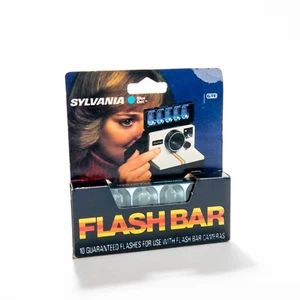Vintage SYLVANIA Blitzleiste blauer Punkt GTE 10 Blitze für Polaroidkameras - Bild 1 von 2