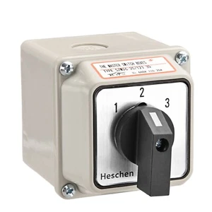 Universal Rotary Cam Selector Changeover Switch SZW26-20/123.3D 660V 20A 3 Po... - Picture 1 of 10