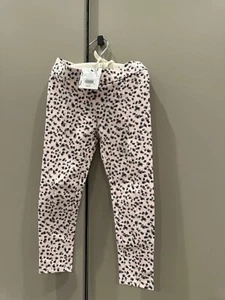 Janie and jack cheetah print girls legging in pink and gray size 4 nwt - Picture 1 of 1