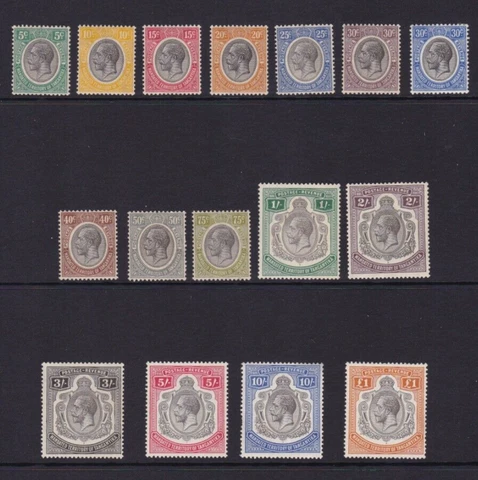 Tanganyika 1927-31 set fresh mint, lightly hinged, SG Cat £500 Cover