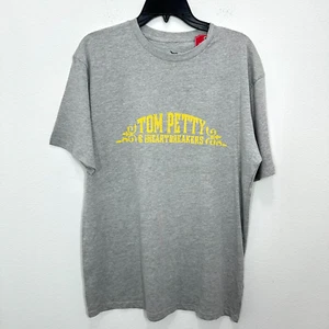 Camiseta Tom Petty & The Heartbreakers Gris Gráfico Aguja Americana Clásica Banda Camiseta - Imagen 1 de 7