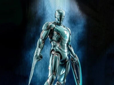 Figura de acción holográfica diecast 1:6 Iron Man Mark MK85 Hot Toys MMS646 Foto 1 de 4