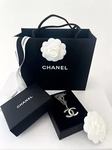 Original Chanel Halskette CC mit Strass-Steinen - Bild 1 von 16