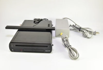 Nintendo Wii U Deluxe  (Black 32GB) - Console Model: WUP-101, Power Supply - Image 1 of 4