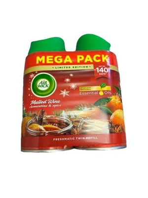 2 x Air Wick Freshmatic Spray Refill - Limited Edition - Mulled Wine  - Image 1 of 2