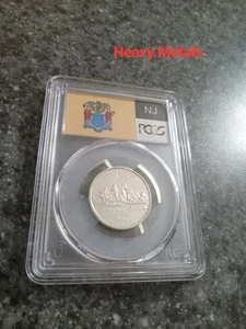 1999-S NEW JERSEY Silver Proof Quarter PR70 PCGS FLAG LABEL NICE LOW PRICE!! - Picture 1 of 6