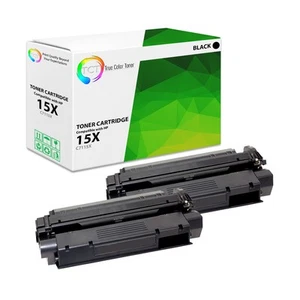 TCT 2 Black C7115X High Yield Toner Cartridges For HP LaserJet 1000 1200 3300 - Picture 1 of 6
