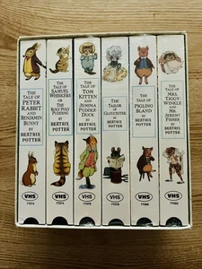 Vintage 6 VHS Kassetten Die Welt von Peter Rabbit & Friends Beatrix Potter NEU 1993 - Bild 1 von 6