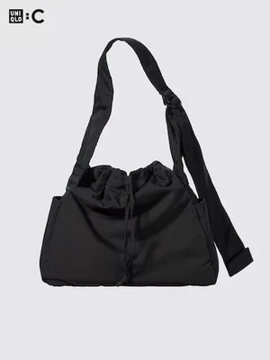 Uniqlo Soft Puffy Shoulder Bag Black - Image 1 of 4