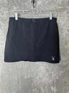 Playboy By Pacsun Skirt Womens Large Mini Black Logo - Picture 1 of 8