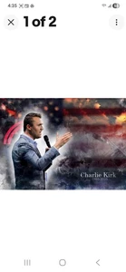 Charlie Kirk Art Card Limited #ed/100 John Rudolph Signed RIP  - Bild 1 von 1