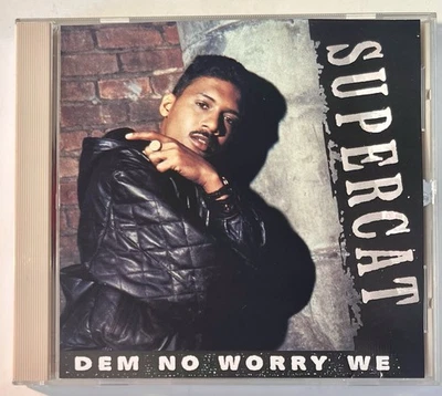 Super Cat Dem No Worry We RARE OOP CD 6 Track Maxi Single 1992 Dancehall Foto 1 de 3