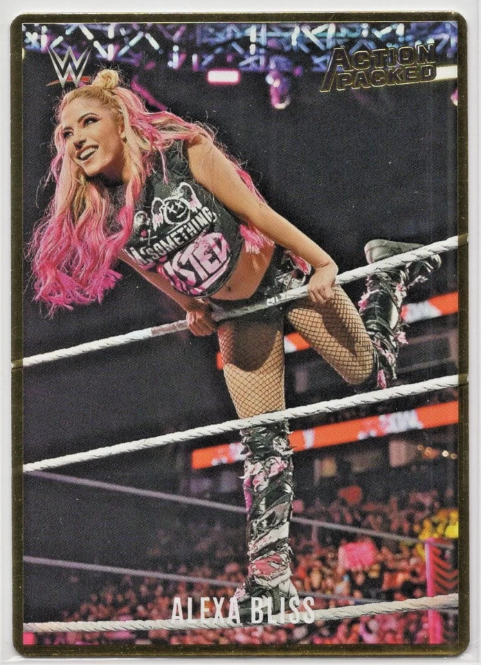 ALEXA BLISS 2023 Panini Chronicles Action Packed WWE #AP-8 Pro Wrestling Card - Image 1 of 3