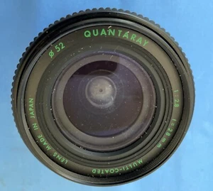 Vintage Quantaray 1:28 f/2.8 28mm Multi Coated SLR Camera Lens Mount Japan VGC - Picture 1 of 6