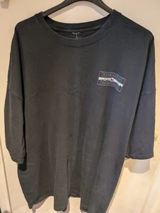 Vintage Espn Shirt Mens Large Black Sportscenter Stuart Scott Quotes NFL Tee 4xl - Picture 1 of 3