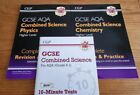  GCSE Physics/Chemistry AQA Complete Revision & Practice Books & 10 minute tests