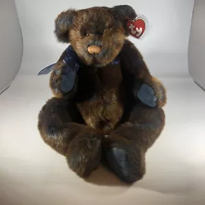 Beanie Baby Broderick Grizzly Braunbär mit Etikett Plüschtier SELTEN PE Pellets NICHT MEHR ERHÄLTLICH - Bild 1 von 12