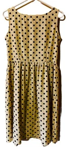 Vestido vintage de lunares para mujer años 80 talla grande - Imagen 1 de 4