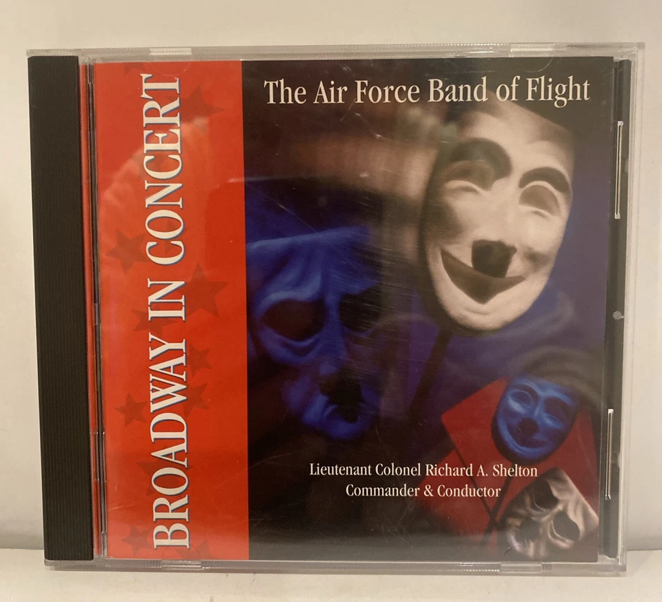 Компакт-диск концертный Air Force Band Of Flight Broadway Richard A Shelton трудно найти - Изображение 1 из 4