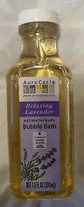 Aromatherapy Bubble Bath Aura Cacia Relaxing Lavender 13 fl oz (384 ml) - Picture 1 of 2