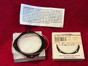 NULITE 3 1/8" INSTRUMENT LIGHT RING P/N LW3028 28V NEW IN BOX - Picture 1 of 13